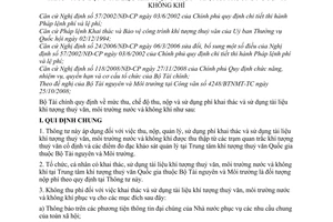 Thông tư 23/2009/TT-BTC mức chế độ thu nộp quản lý sử dụng phí khai thác tài liệu khí tượng thuỷ văn môi trường nước không khí
