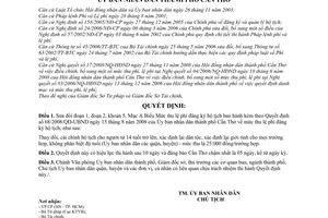 Quyết định 14/2009/QĐ-UBND sửa đổi một phần nội dung QĐ 68/2008/QĐ-UBND