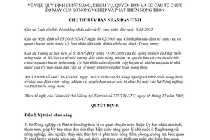 Quyết định 240/QĐ-UBND năm 2009 quy định chức năng nhiệm vụ quyền hạn