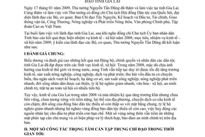 Thông báo 37/TB-VPCP kết luận Thủ tướng Nguyễn Tấn Dũng làm việc lãnh đạo tỉnh Gia Lai
