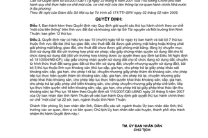 Quyết định 47/2009/QĐ-UBND Quy định giải quyết thủ tục hành chính theo cơ chế "một cửa liên thông” trên lĩnh vực đất đai và khoáng sản