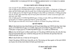 Quyết định 03/2009/QĐ-UBND Kế hoạch hành động
