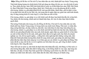 Công điện 226/CĐ-TTg tình hình khủng hoảng tài chính-kinh tế thế giới tác động tiêu cực nền kinh tế nước ta