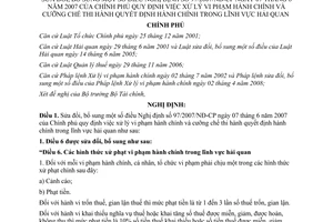 Nghị định 18/2009/NĐ-CP xử lý vi phạm hành chính cưỡng chế thi hành quyết định hành chính trong lĩnh vực hải quan