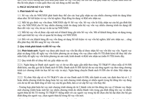 Hướng dẫn 243/NHCS-TD phát hành Sổ vay vốn và Biên lai thu lãi