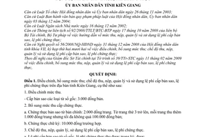 Quyết định 10/2009/QĐ-UBND điều chỉnh, bổ sung mức thu; chế độ thu, nộp, quản lý và sử dụng lệ phí cấp bản sao, lệ phí chứng thực