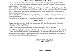 Quyết định 61/2009/QĐ-UBND  Quy chế phối hợp về hỗ trợ pháp lý cho doanh nghiệp