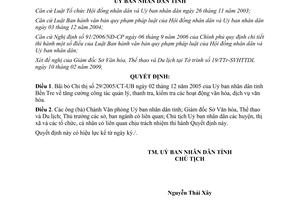 Quyết định 361/QĐ-UBND 2009 Bãi bỏ Chỉ thị quản lý hoạt động văn hóa Bến Tre