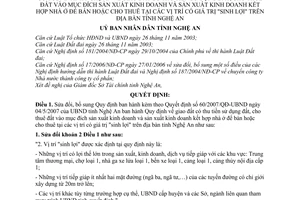 Quyết định 26/2009/QĐ-UBND sửa đổi Quyết định 60/2007/QĐ-UBND