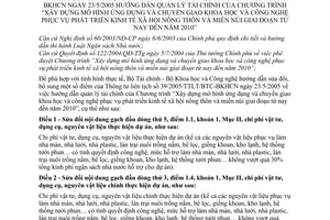 Thông tư liên tịch 34/2009/TTLT/BTC-BKHCN  sửa đổi điều TTLT 39/2005/TTLT/BTC-BKHCN