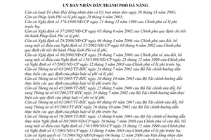 Quyết định 07/2009/QĐ-UBND quy định mức thu, quản lý và sử dụng lệ phí trước bạ đối với xe ô tô chở người dưới 10 chỗ ngồi