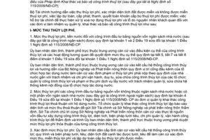 Thông tư 36/2009/TT-BTC Pháp lệnh khai thác bảo vệ công trình thuỷ lợi hướng dẫn Nghị định 115/2008/NĐ-CP sửa đổi 143/2003/NĐ-CP