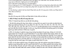 Pháp lệnh tổ chức điều tra hình sự 2009 sửa đổi 09/2009/PL-UBTVQH12