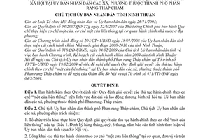 Quyết định 787/QĐ-UBND Quy định giải quyết thủ tục hành chính