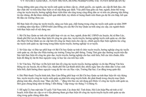 Chỉ thị 02/2009/CT-UBND giáo dục tuyên truyền hướng nghiệp công tác tuyển sinh quân sự Lâm Đồng