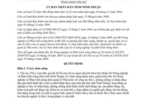 Quyết định 93/2009/QĐ-UBND chức năng nhiệm vụ quyền hạn cơ cấu Chi cục Thú y