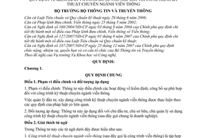 Thông tư 09/2009/TT-BTTTT kiểm định công bố sự phù hợp công trình kỹ thuật chuyên ngành viễn thông