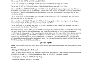 Quyết định 880/QĐ-UBND 2009 quy hoạch phòng chống lũ sông Bưởi Thanh Hóa