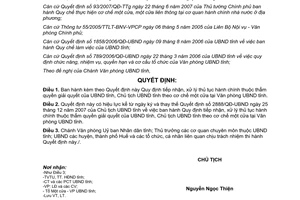 Quyết định 606/QĐ-UBND năm 2009 Quy định tiếp nhận xử lý thủ tục hành chính