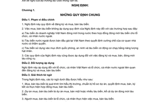 Nghị định 29/2009/NĐ-CP đăng ký mua, bán tàu biển