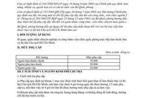 Thông tư 14/2009/TT-BQP phụ cấp phẫu thuật cán bộ làm thuốc bảo vệ thi hài Chủ tịch Hồ Chí Minh