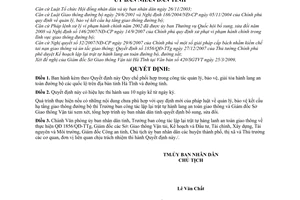 Quyết định 07/2009/QĐ-UBND quy chế phối hợp trong công tác quản lý, bảo vệ, giải tỏa hành lang an toàn đường bộ các quốc lộ trên địa bàn tỉnh Hà Tĩnh