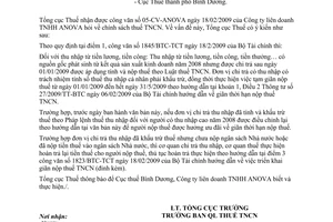 Công văn 706/TCT-TNCN thuế thu nhập cá nhân