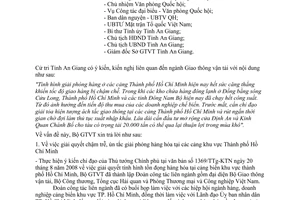 Công văn 1409/BGTVT-KHĐT giải quyết kiến nghị cử tri Quốc hội khóa XII