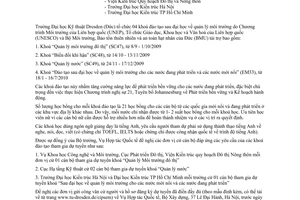 Công văn 28/BXD-HTQT cử cán bộ tham gia dự tuyển Khoá đào tạo của Trường Đại học Kỹ thuật Dresden