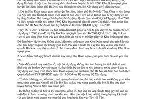 Công văn 426/BXD-KTQH xin chủ trương điều chỉnh quy hoạch chi tiết 1/500 Khu Đoàn ngoại giao, huyện Từ Liêm, thành phố Hà Nội