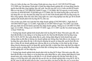 Công văn 4125/BTC-TCT thu thuế thu nhập đối với hoạt động chuyển quyền thuê đất trong khu công nghiệp, khu chế xuất