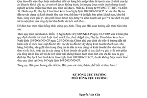 Công văn 1534/TCHQ-KTTT miễn thuế nhập khẩu dự án ưu đãi đầu tư