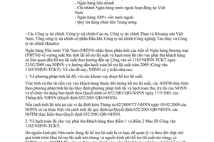 Công văn 1948/NHNN-TCKT trả lời vướng mắc về hạch toán hỗ trợ lãi suất năm 2009