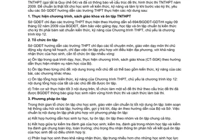 Công văn 2553/BGDĐT-GDTrH hướng dẫn ôn tập tốt nghiệp THPT năm 2009