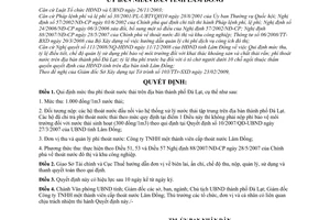 Quyết định 10/2009/QĐ-UBND mức thu, nộp chế độ quản lý, sử dụng phí thoát nước thải