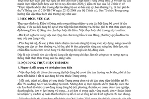 Hướng dẫn 24/HD-BTCTW 2009 thí điểm chủ trương đại hội đảng bộ trực tiếp bầu ban thường vụ bí thư