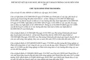 Quyết định 700/QĐ-UBND 2009 quy hoạch trồng cao su 2015 Thanh Hóa