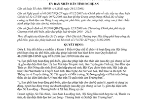 Quyết định 31/2009/QĐ-UBND hội đồng phối hợp phổ biến giáo dục pháp luật Nghệ An