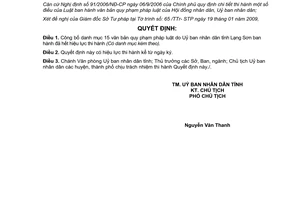 Quyết định 437/QĐ- UBND 2009 công bố văn bản hết hiệu lực thi hành Lạng Sơn