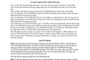 Quyết định 04/2009/QĐ-UBND sửa đổi giá tính thuế tài nguyên