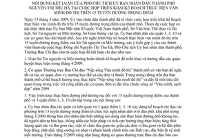 Thông báo 145/TB-VP kết luận Phó Chủ tịch UBND thành phố Nguyễn Thị Thu Hà họp triển khai kế hoạch văn minh đô thị 15 tuyến đường trọng điểm