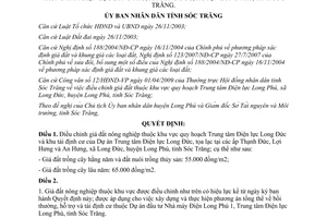 Quyết định 12/2009/QĐ-UBND điều chỉnh giá đất nông nghiệp khu vực quy hoạch