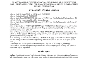 Quyết định 41/2009/QĐ-UBND đơn giá đo đạc địa chính, đăng ký quyền sử dụng đất