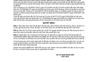 Quyết định 18/2009/QĐ-UBND thực hiện bồi thường, hỗ trợ, tái định cư đơn giá bồi thường,  khi Nhà nước thu hồi đất