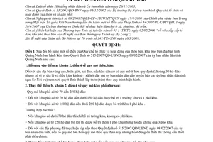 Quyết định 941/2009/QĐ-UBND sửa đổi Quyết định 515/2007/QĐ-UBND