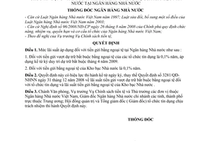 Quyết định 790/QĐ-NHNN lãi suất tiền gửi vượt dữ trữ bắt buộc