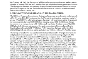 Resolution No. 13/NQ-CP of April 7, 2009, on orientations and solutions to attract and manage foreign direct investment in the coming time