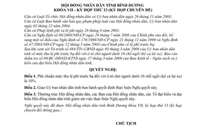 Nghị quyết 16/2009/NQ-HĐND7 mức thu lệ phí trước bạ ô tô dưới 10 chỗ ngồi