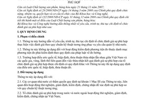 Thông tư 09/2009/TT-BKHCN yêu cầu, trình tự, thủ tục chỉ định tổ chức đánh giá sự phù hợp