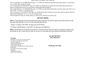 Quyết định 720/QĐ-BTC công bố giá bán điện thương phẩm bình quân tạm tính thuế tài nguyên nước thiên nhiên sản xuất thủy điện năm 2009